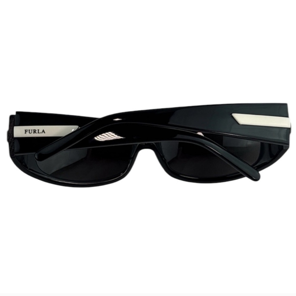 Furla Glossy Black Sunglasses with Case (EUC) - Picture 15 of 15